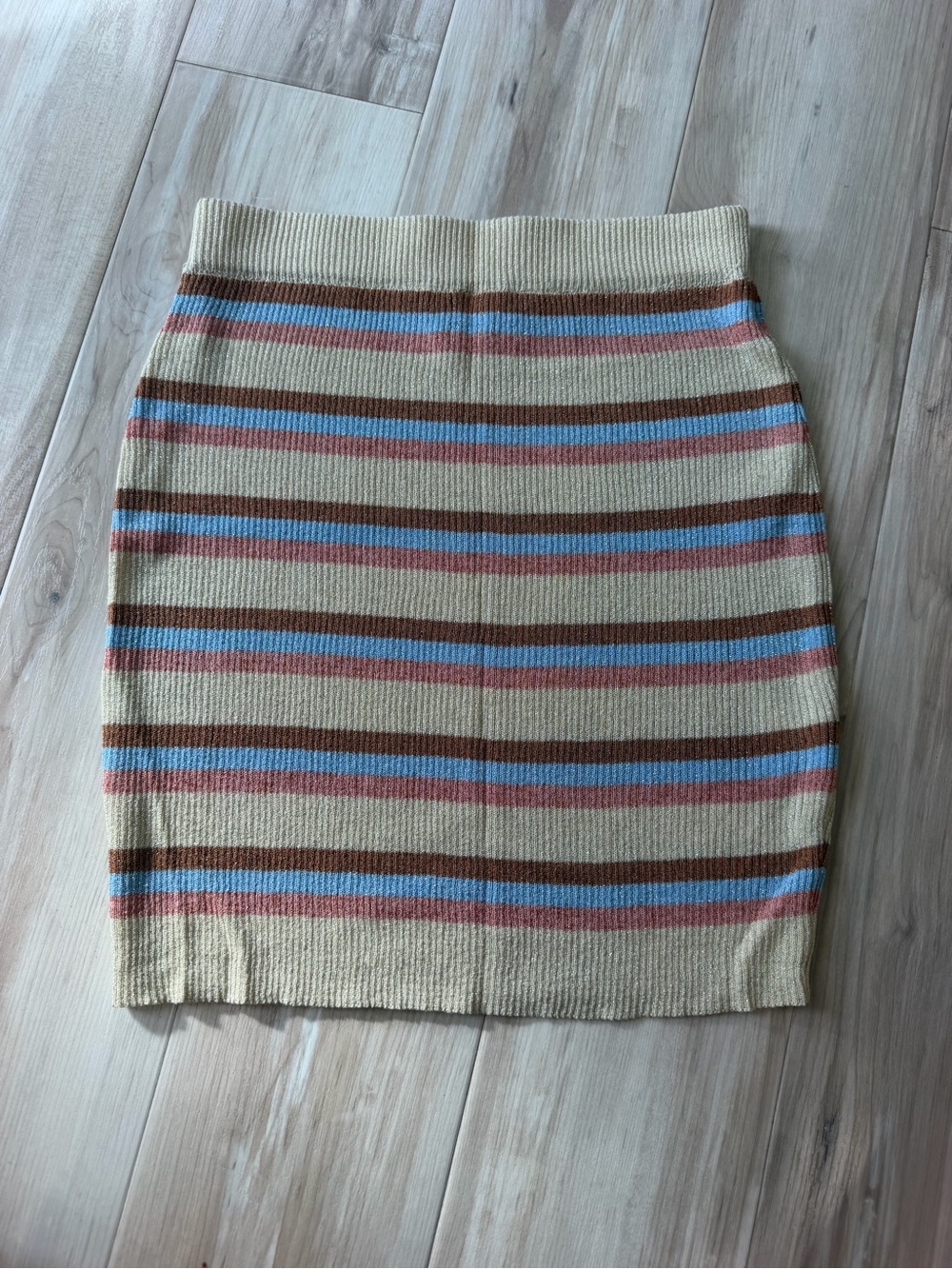 Princess Polly Beige Striped Skirt